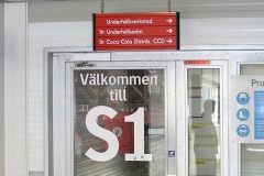 Slatsskylt - Coca-Cola Haninge